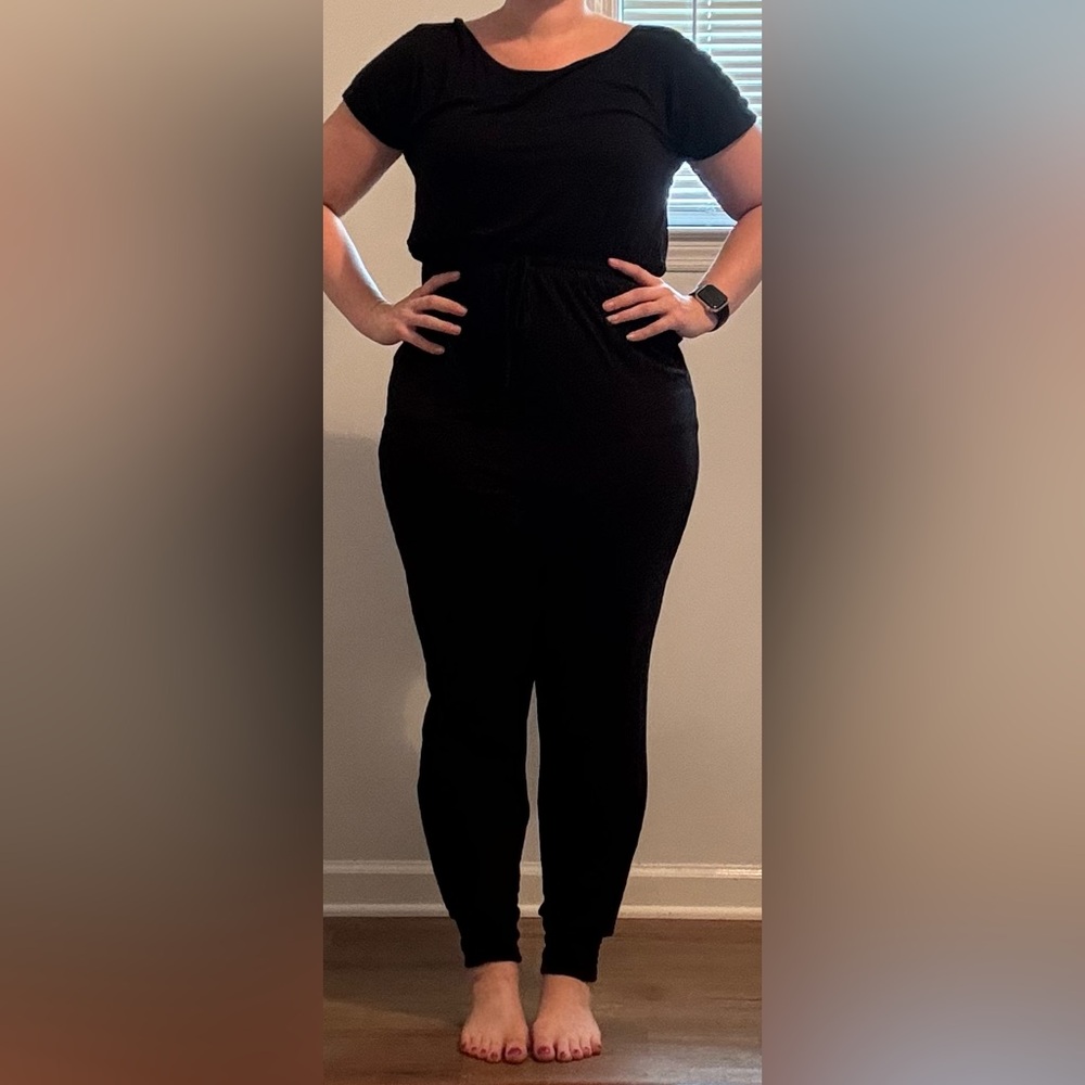Black jumpsuit
